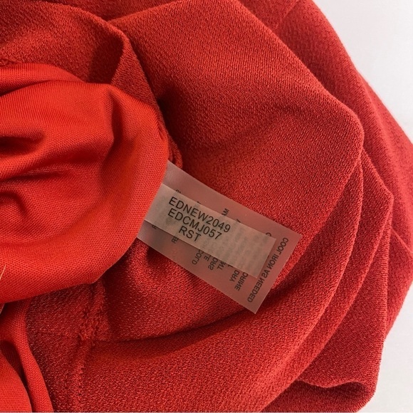 Ellen Tracy Rust Color Long Sleeve Dress - Picture 7 of 10